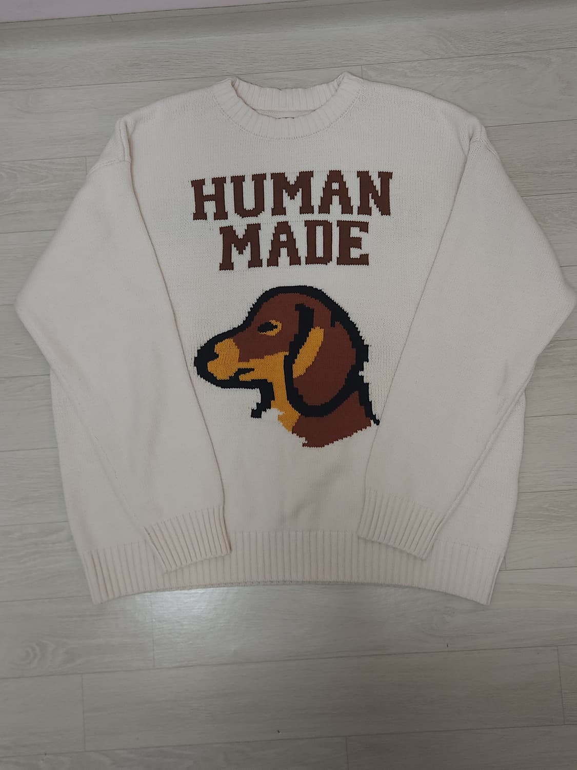 휴먼메이드 닥스훈트 니트 110 쿨거시 23에 팔아요 상품이미지2