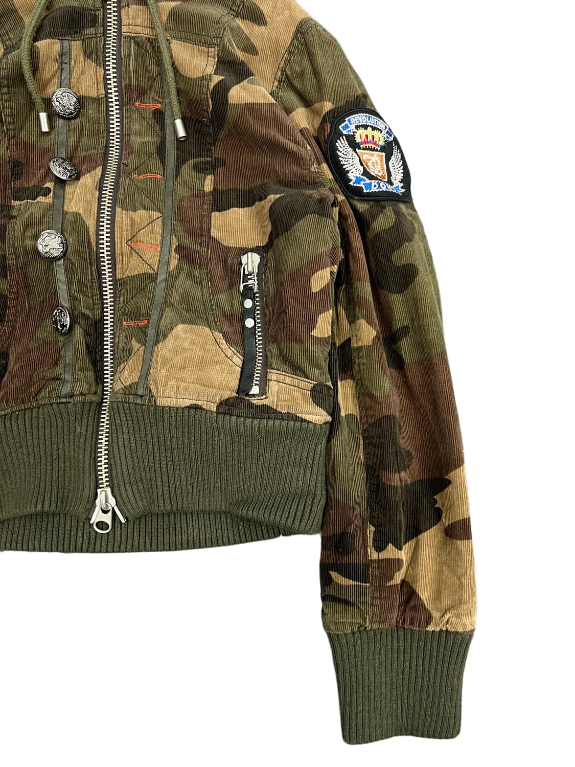 DOHC y2k crop camo N2B 상품이미지5
