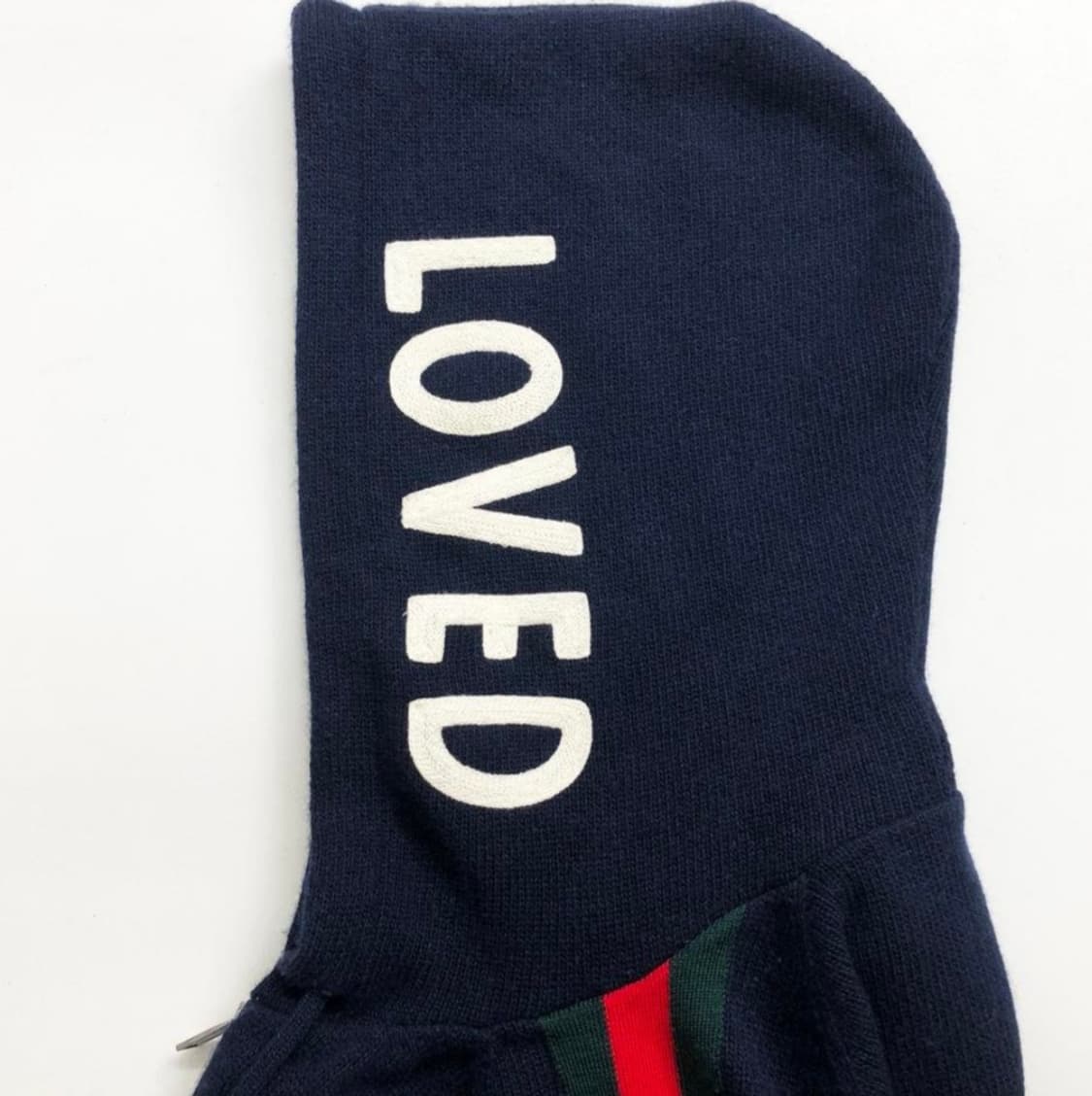 구찌 LOVED 니트 후드집업/남성M 상품이미지3