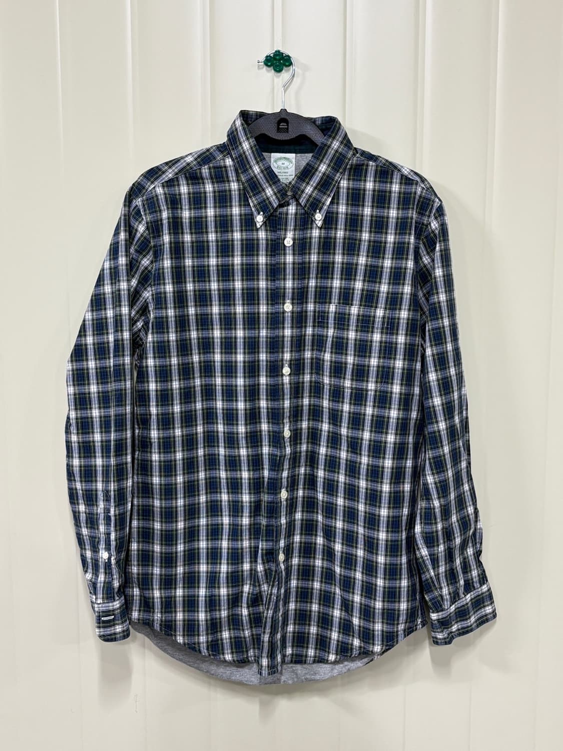 브룩스브라더스 밀라노 체크 셔츠 상품이미지1