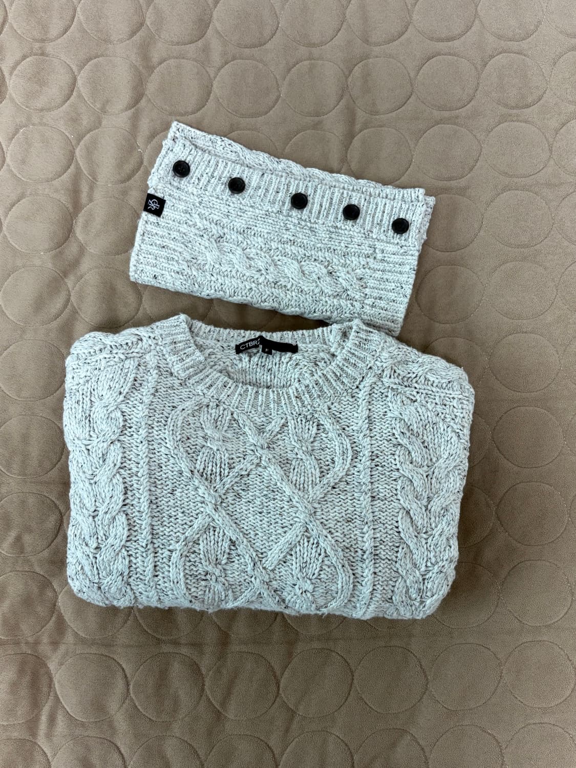 시티브리즈 넥워머 풀오버 니트 상품이미지2