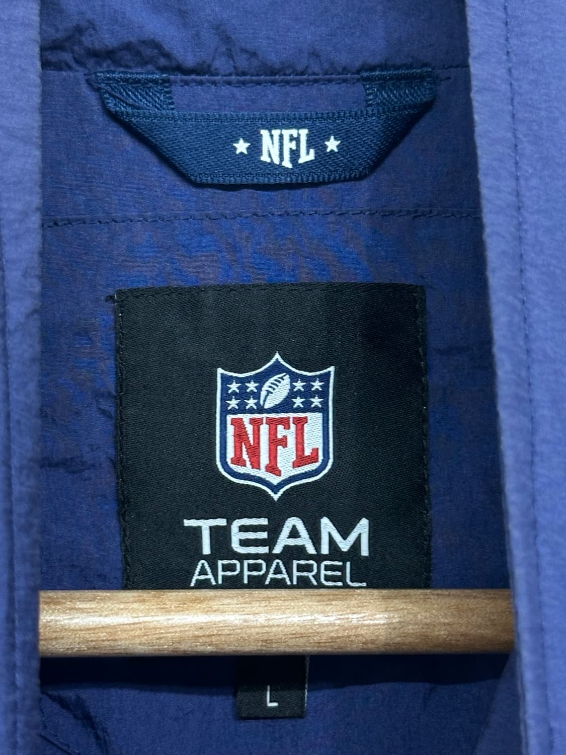 [L] NFL 팀 어패럴 배색 바람막이 자켓 상품이미지4