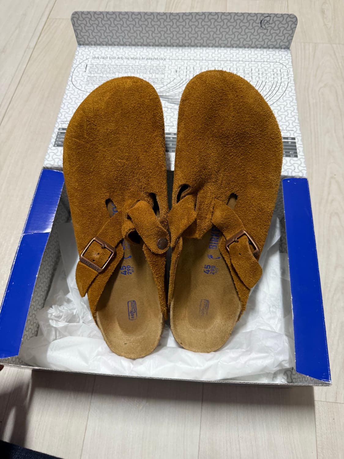 [300] 버켄스탁 보스턴 소프트 풋베드 밍크 내로우 상품이미지1