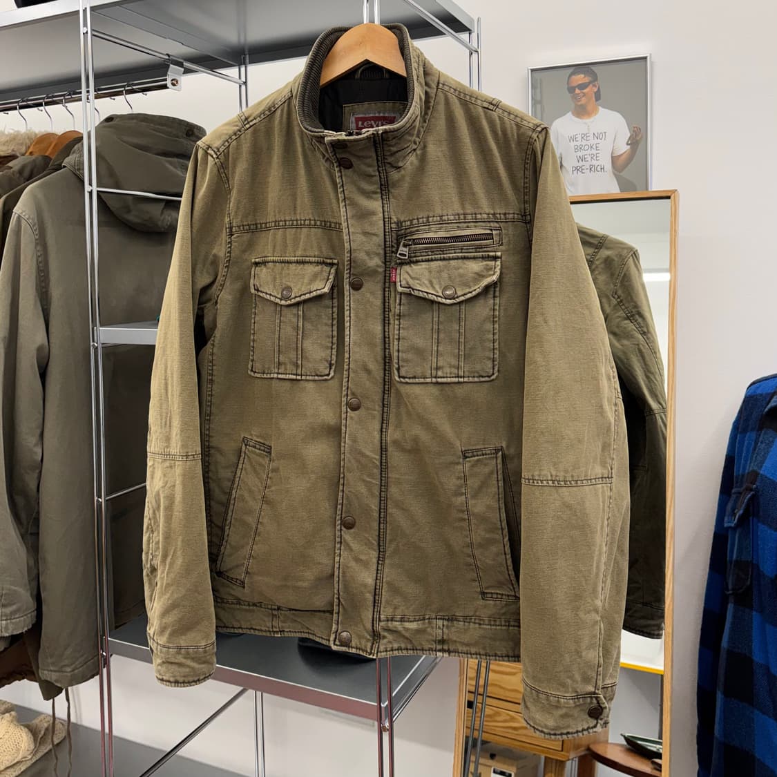 리바이스 빈티지 워시드 트러커 자켓 (M)   상품이미지1