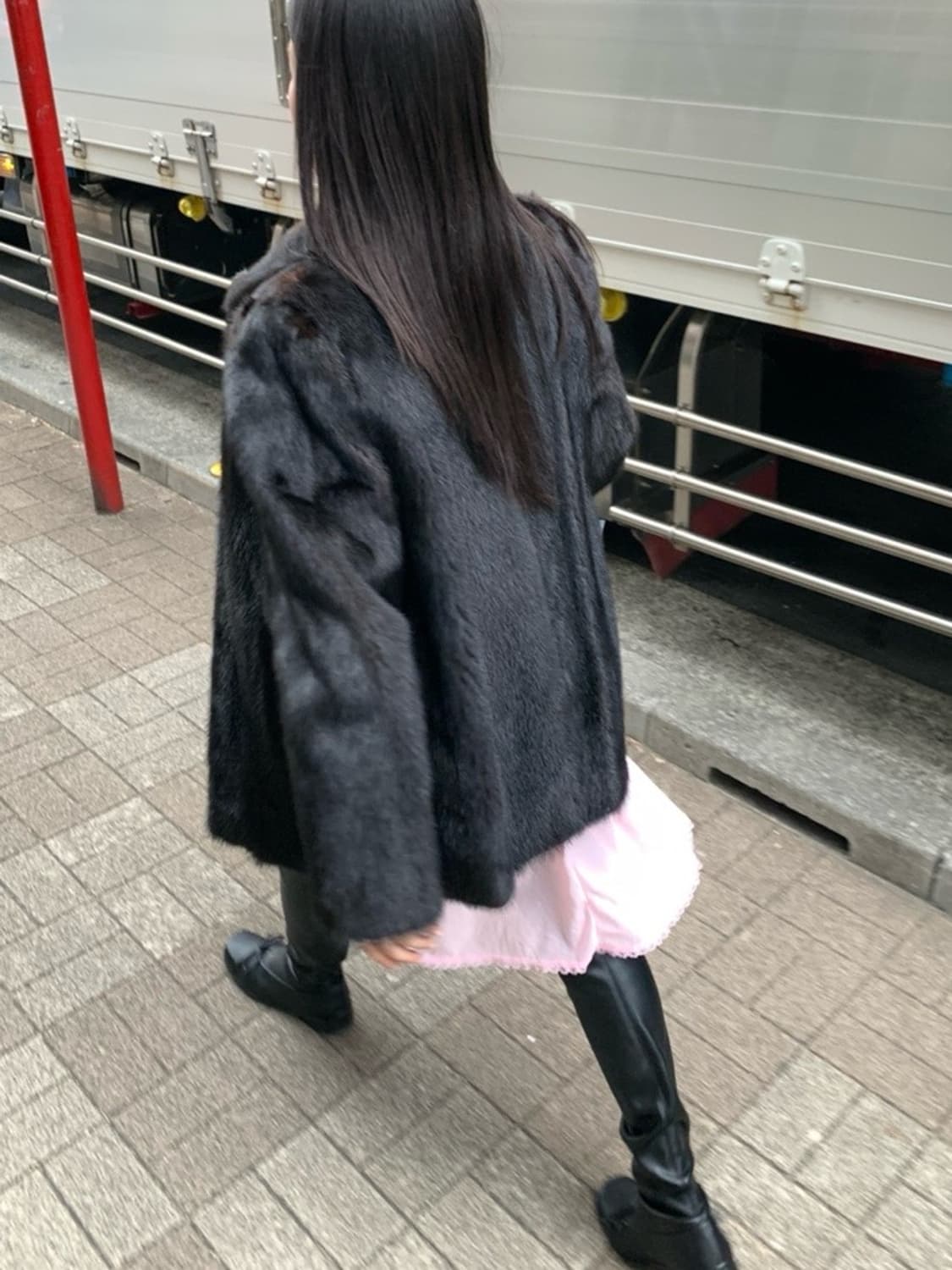 Black mink coat 상품이미지2