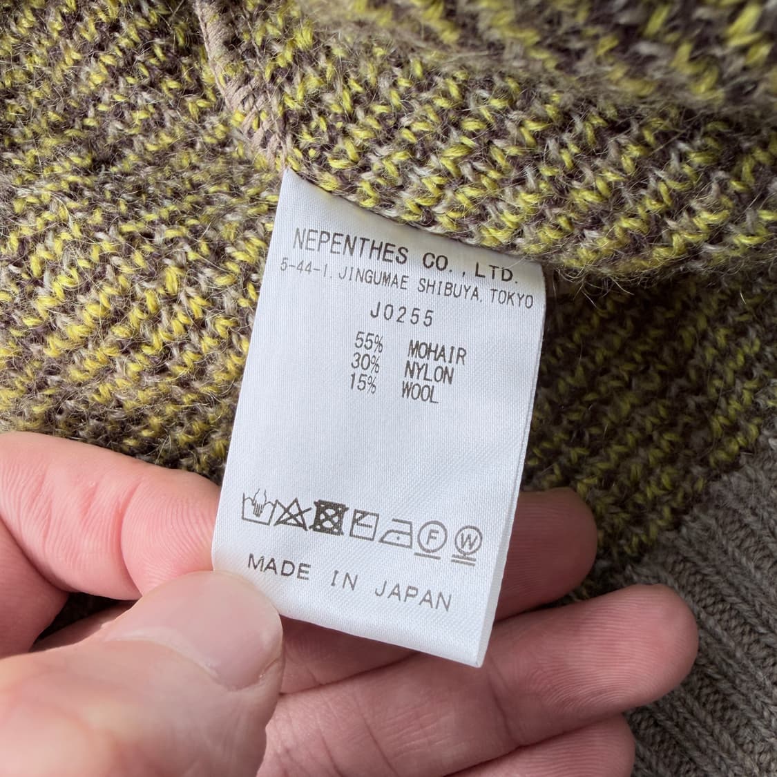 니들스 Geometric 모헤어 가디건 상품이미지5