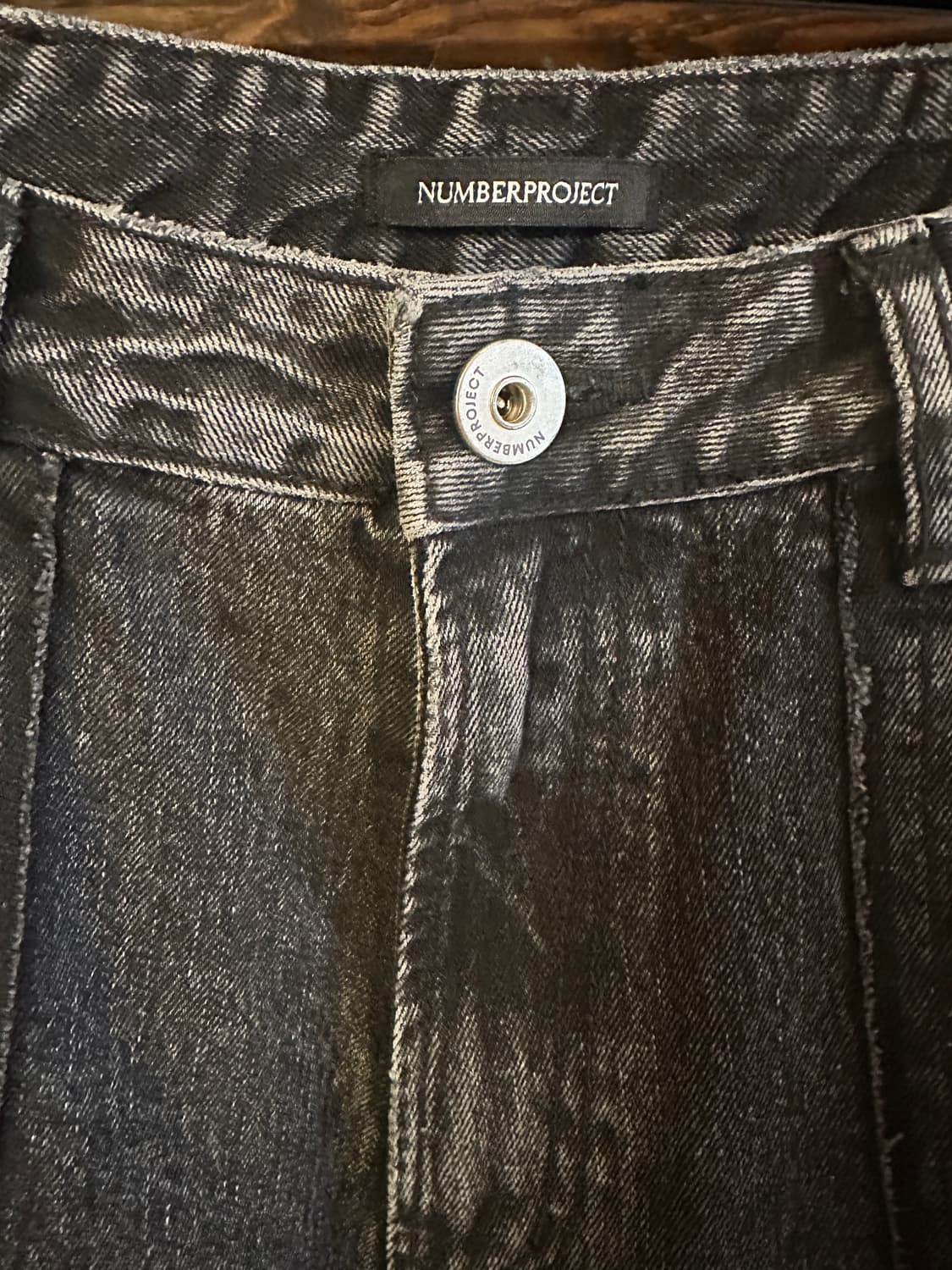 넘버프로젝트 데님 와이드팬츠 (55사이즈) 상품이미지6