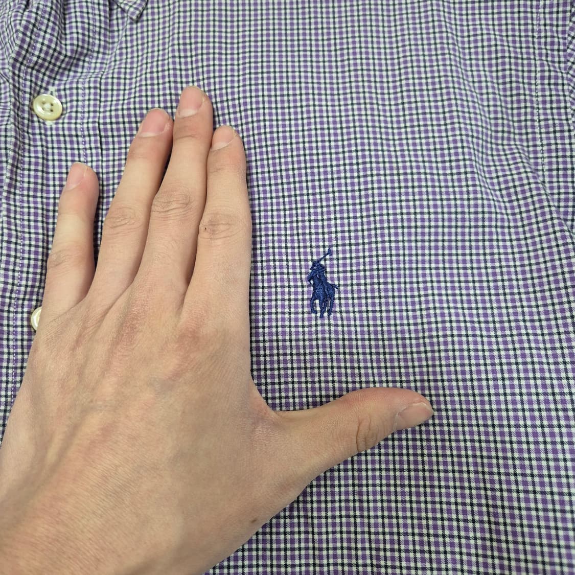 폴로 랄프로렌 클래식핏 버튼다운 체크셔츠 XL(105) 상품이미지4