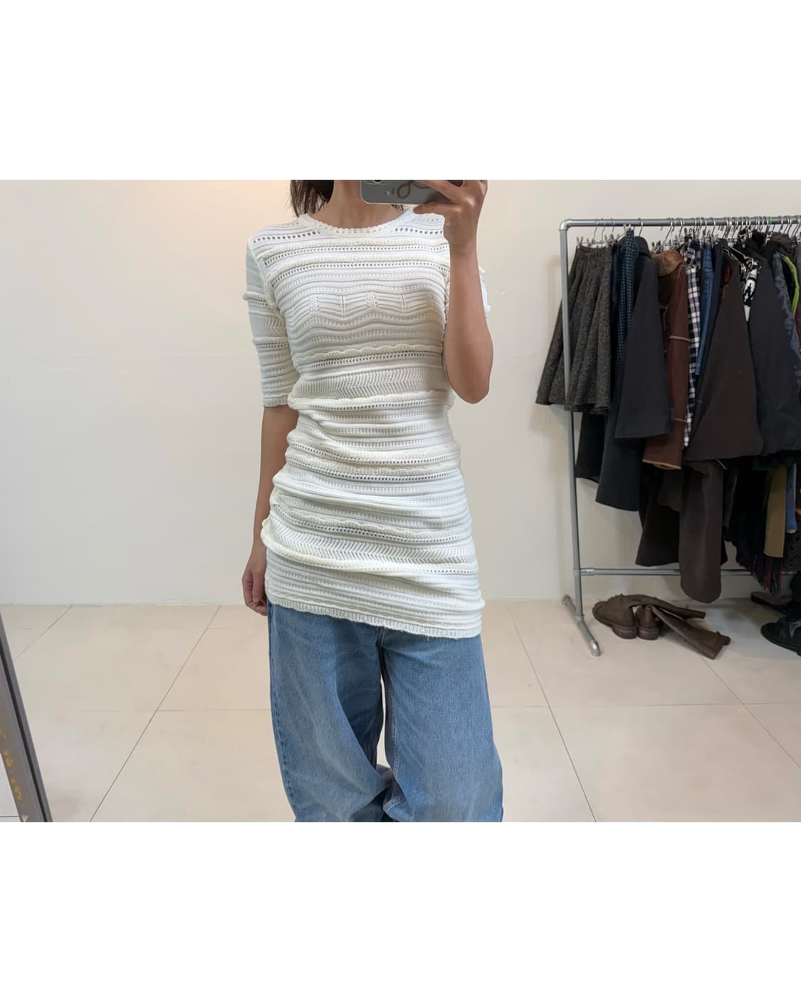 빈티지 니트 원피스 상품이미지4