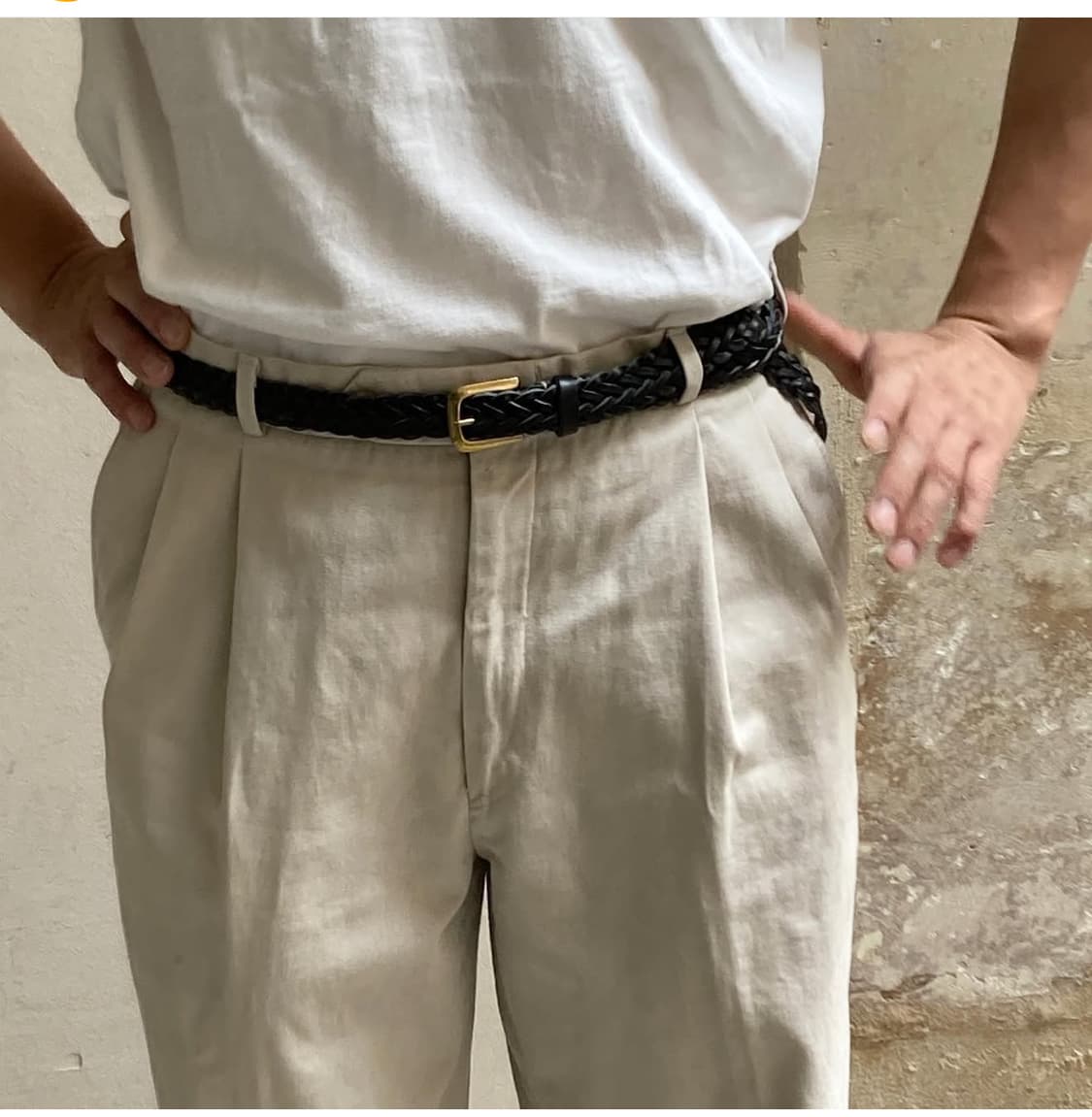 드레 프로젝트 위빙벨트 블랙 상품이미지1