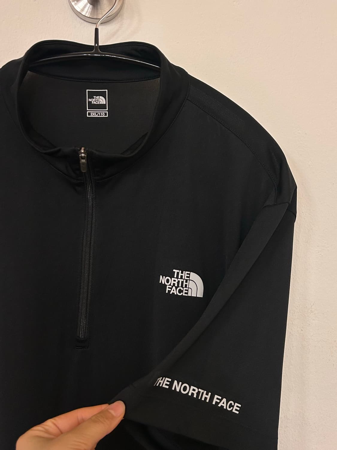 노스페이스 기능성 반팔티 2XL 블랙 상품이미지4