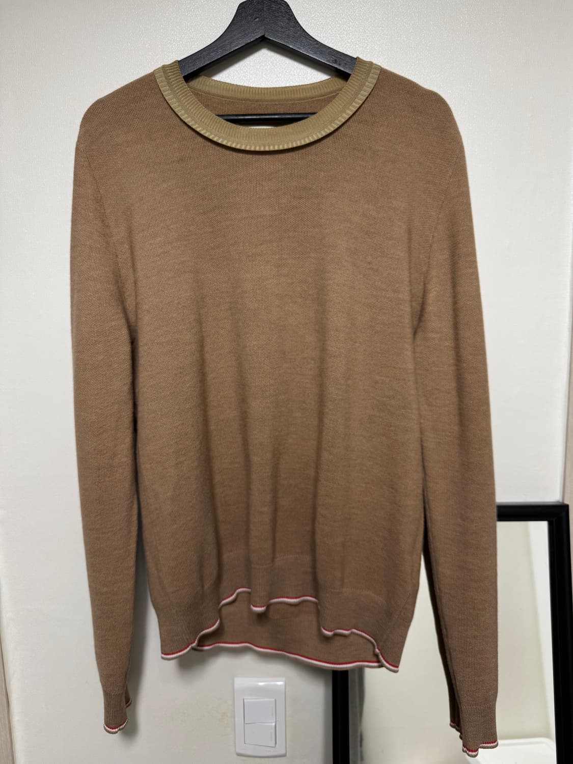 마르지엘라 배색 니트 상품이미지2