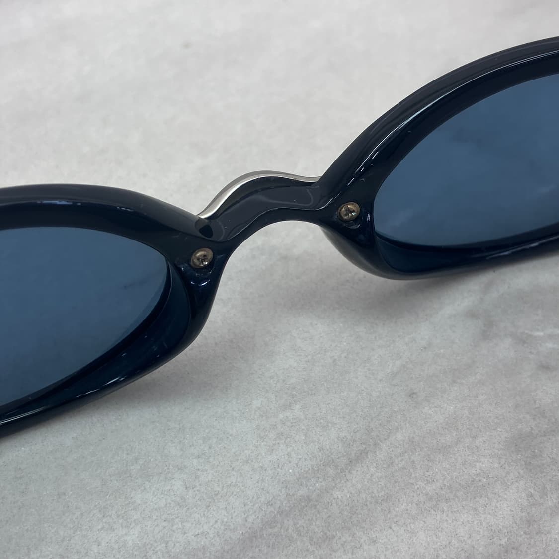 D10 보이런던 BOYLONDON 블랙 실버 빈티지 오벌 선글라스 상품이미지4