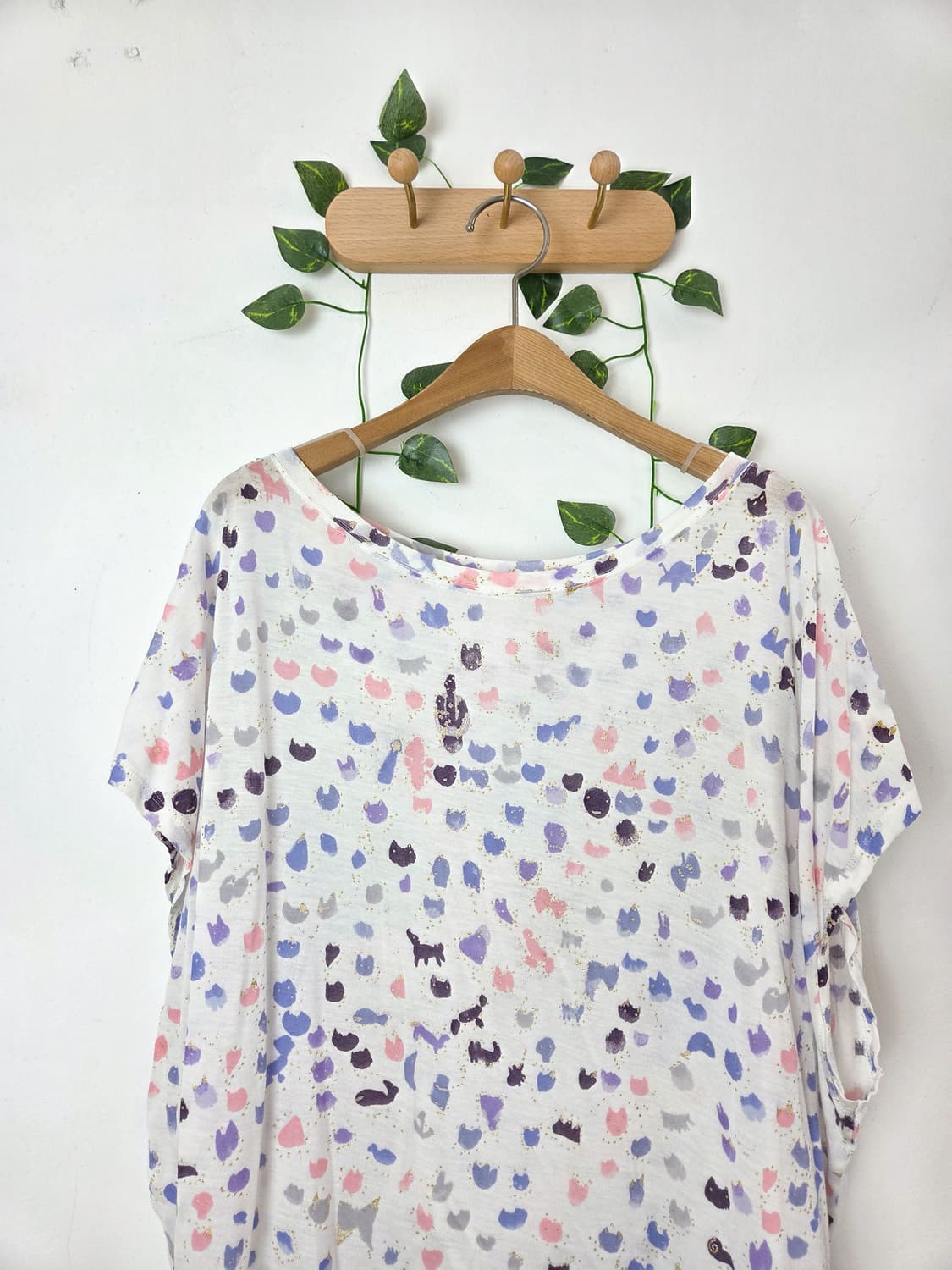 tsumori chisato 고양이 가득 탑 상품이미지2