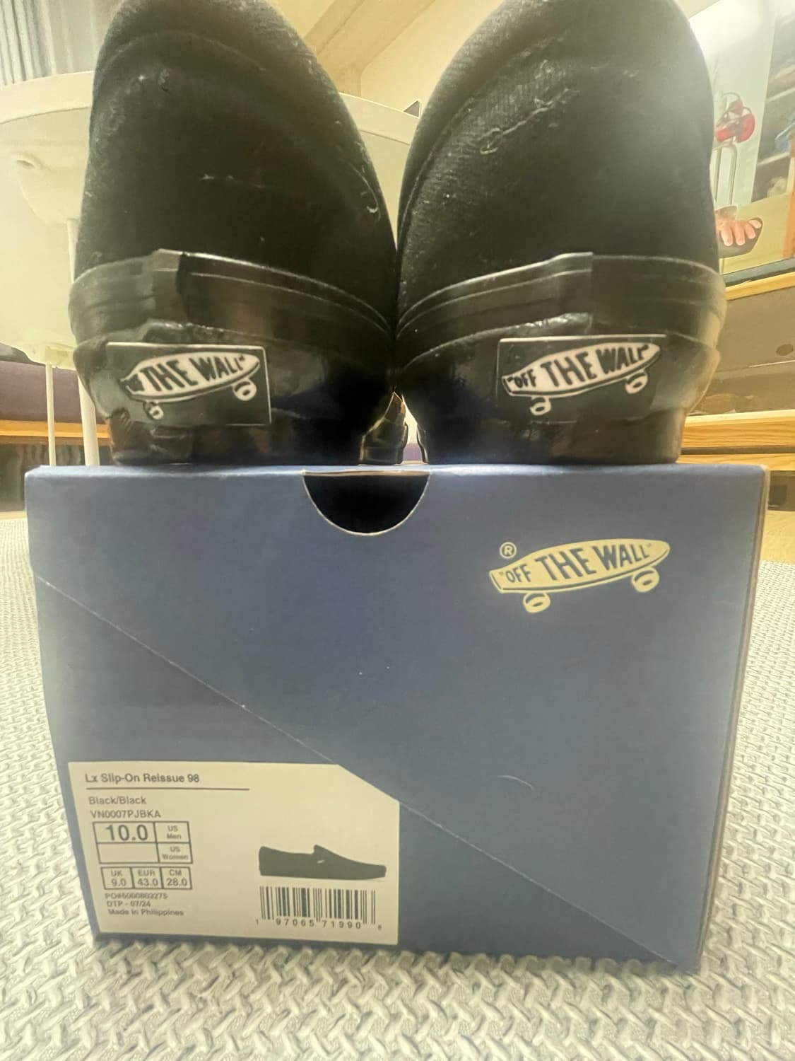 반스 슬립온 lx 올블랙 280 상품이미지3