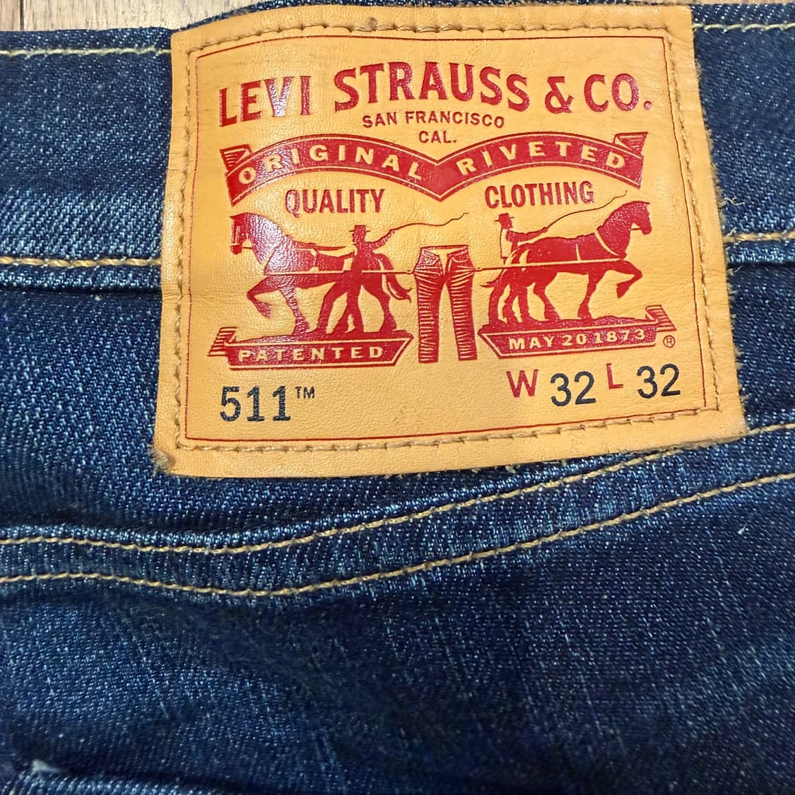 LEVI’s 511 진청 와이드 데님 상품이미지3