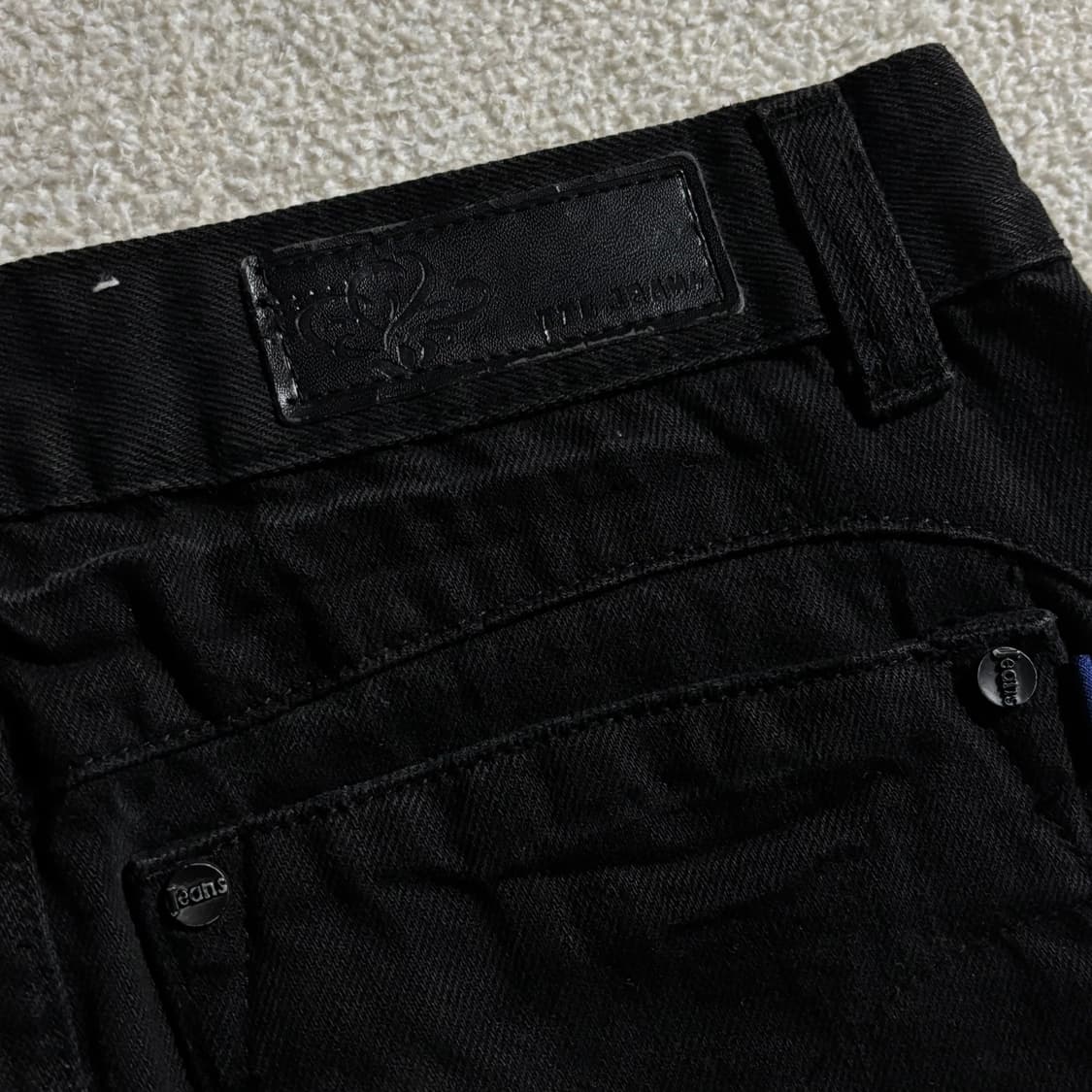 빈티지 TTE JAENG YI 블랙 스커트 상품이미지6