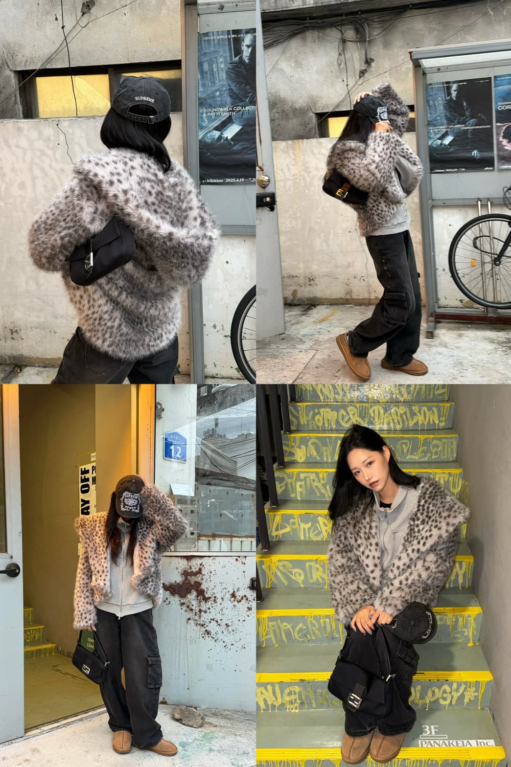 펜디 나일론 바게트백 블랙 상품이미지2