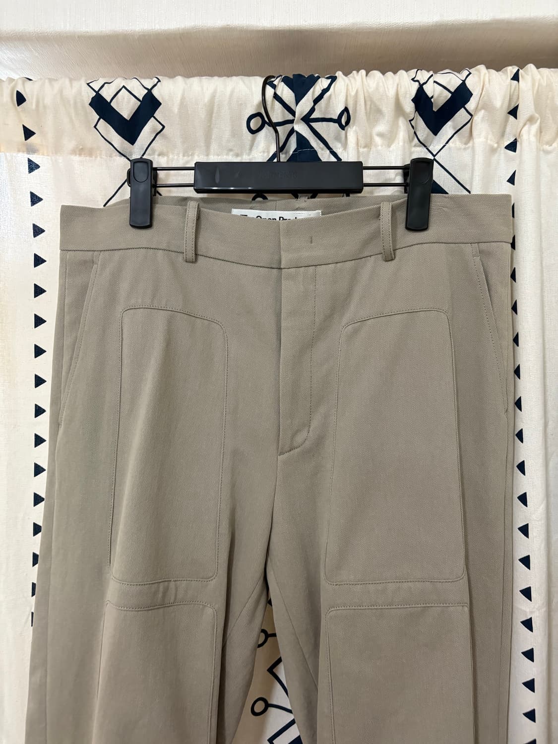 OPEN YY / 토프 스퀘어 리버스 패치 슬랙스 상품이미지5