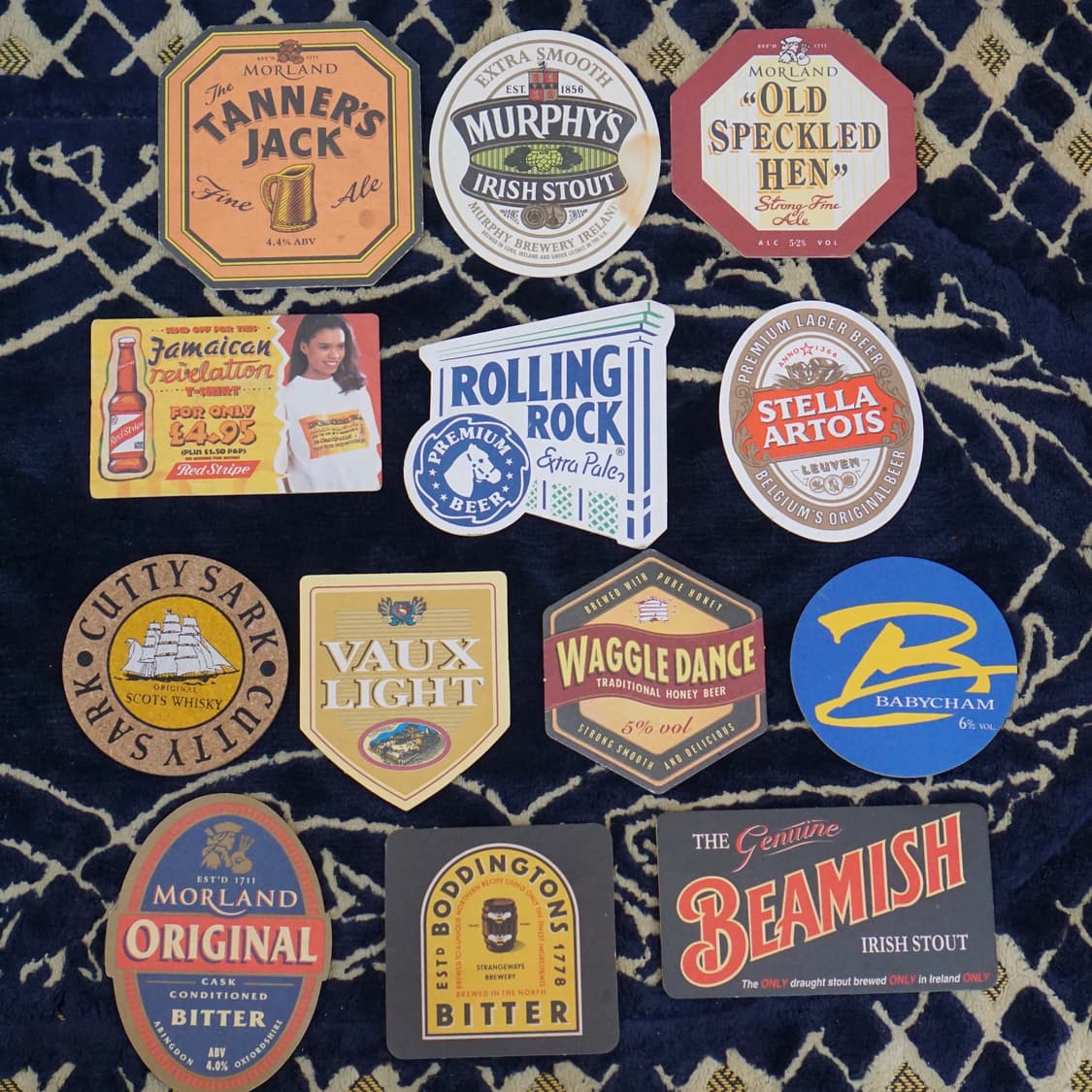 빈티지 소품 Pub Beer 코스터 받침 13개 상품이미지1