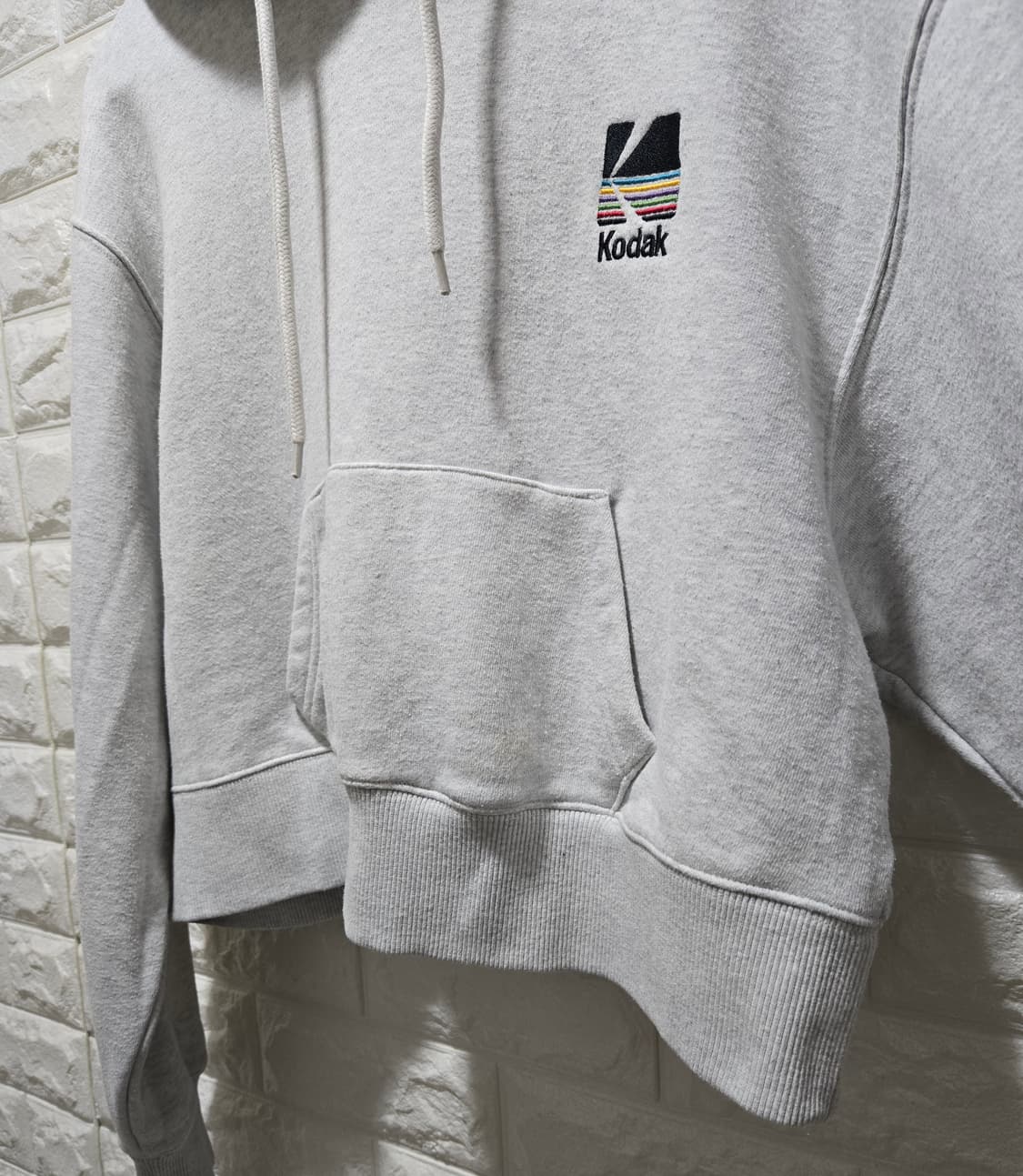 코닥 레인보우 로고 크롭 후드티 후디 95 상품이미지5