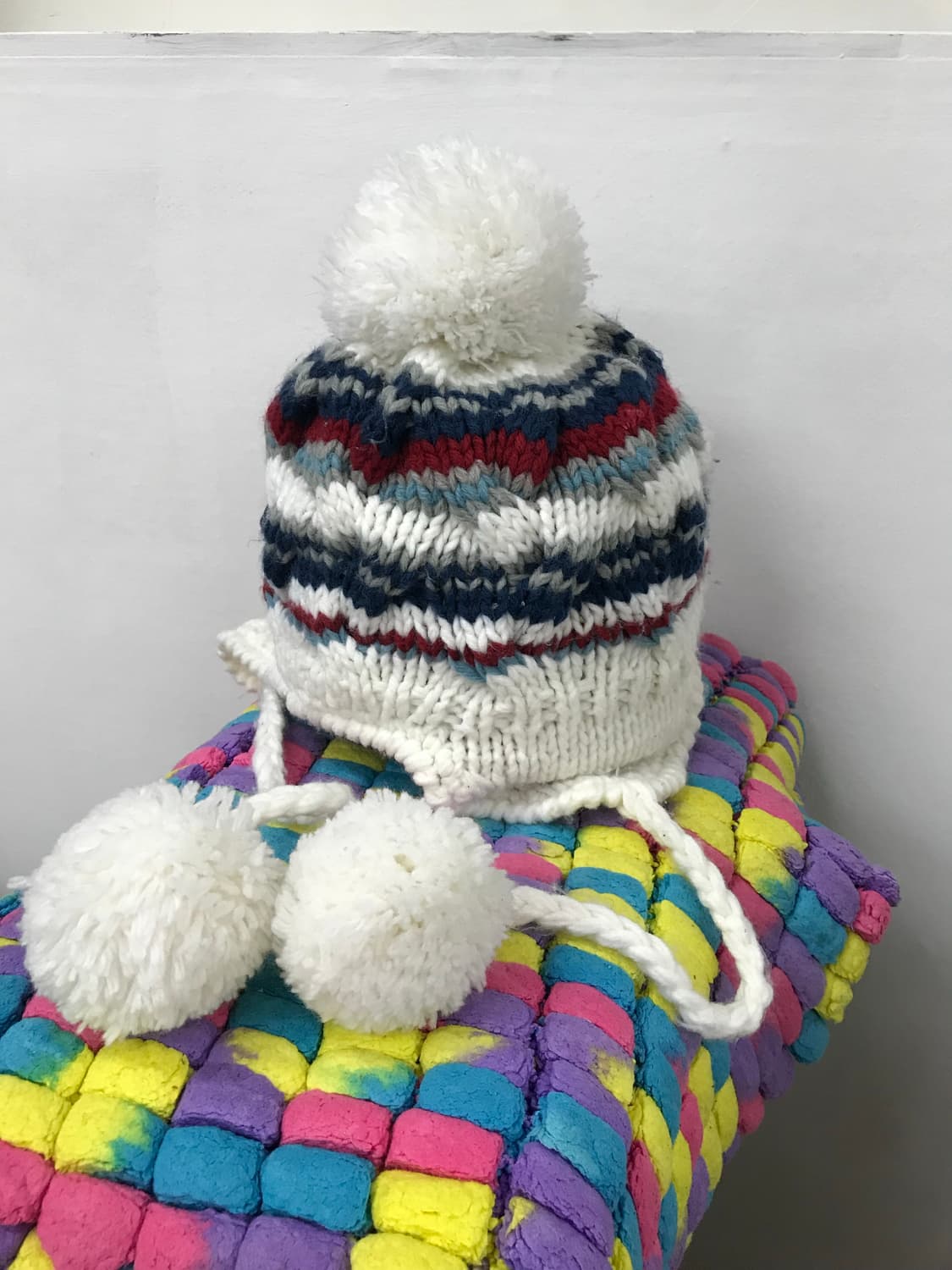 빈티지 방울 니트 모자  상품이미지4