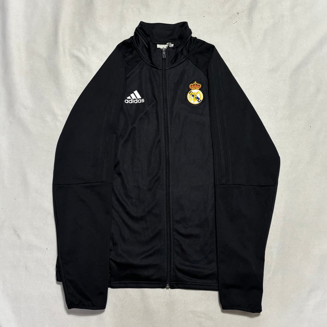 2XL 아디다스 레알 마드리드 블랙 삼선 트렉탑 상품이미지2
