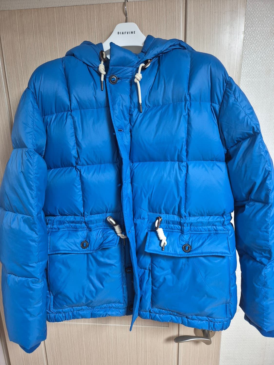 아웃스탠딩 카라코람 구스다운 파카 블루 M사이즈 상품이미지1