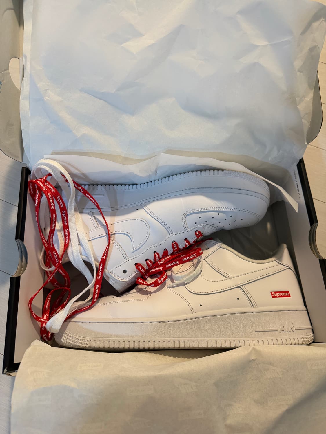 [285] 슈프림 에어포스 화이트 로우 상품이미지5