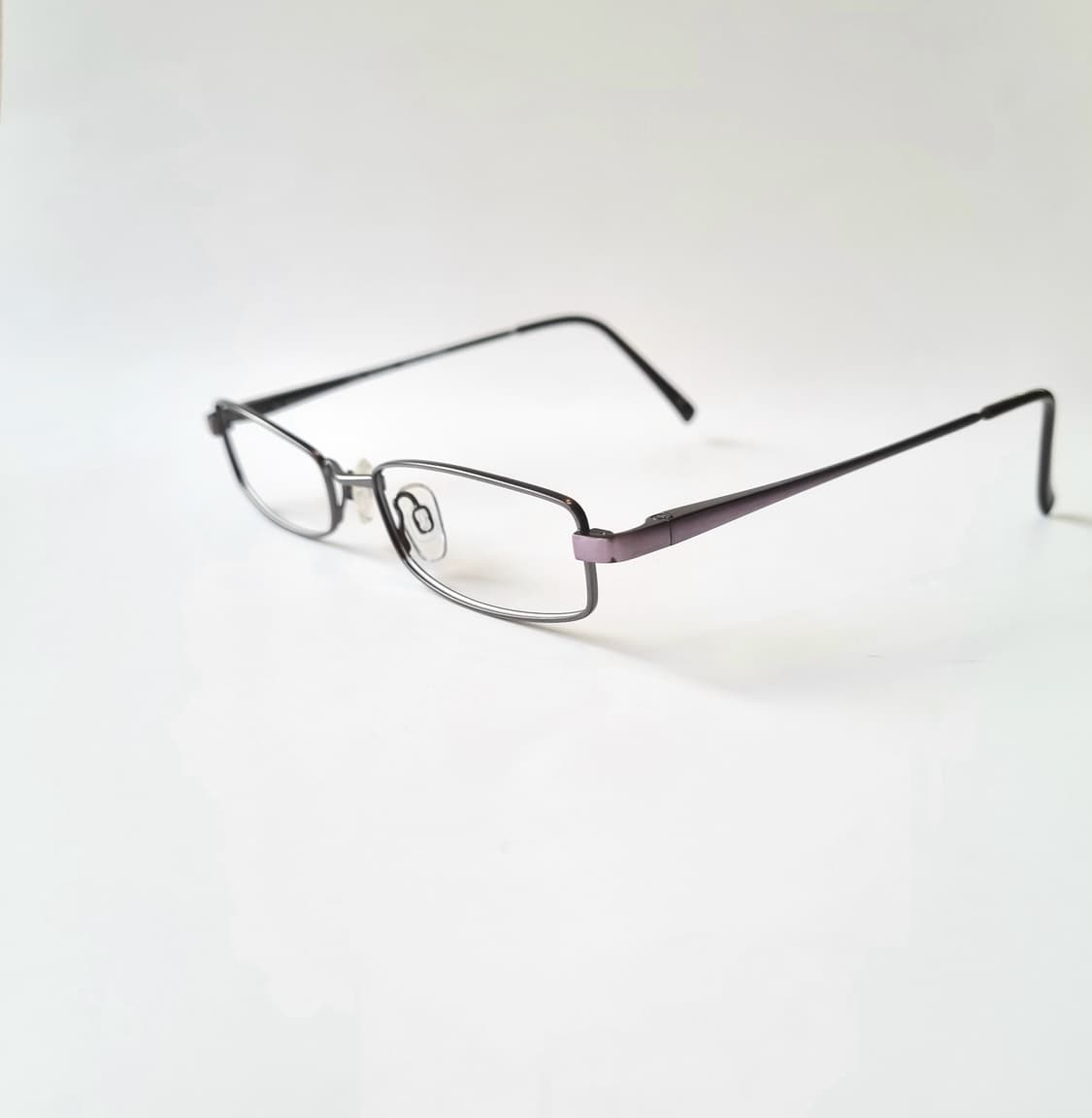 진열상품 긱시크 건메탈그레이 퍼플투톤 안경테 387 상품이미지3