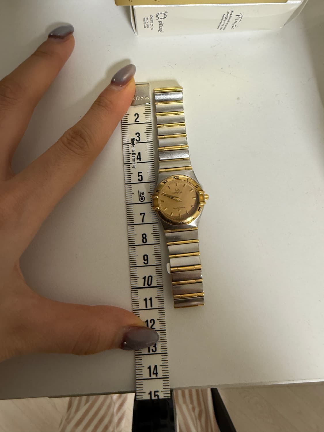 오메가 18k 컨스텔레이션 콤비 여성 시계 상품이미지5