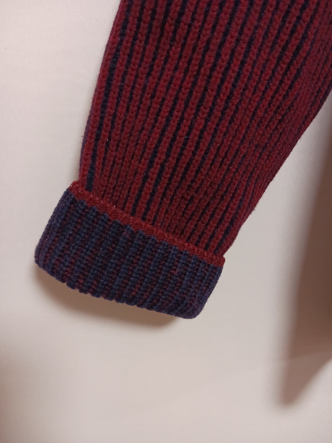 라코스테 모헤어 배색 니트 상품이미지3