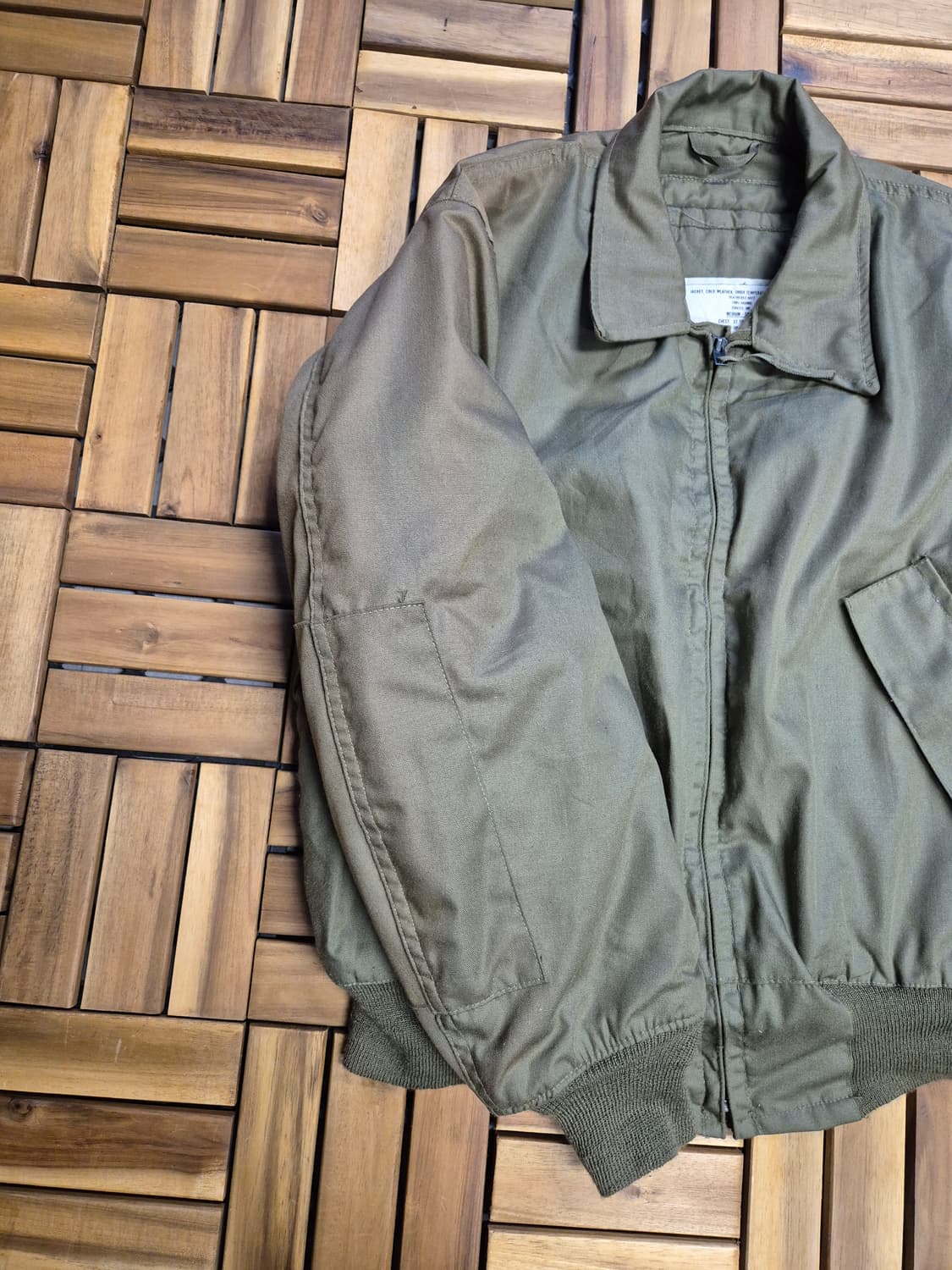 80s us army cvc 아라미드 탱커 자켓 데드스탁 상품이미지3