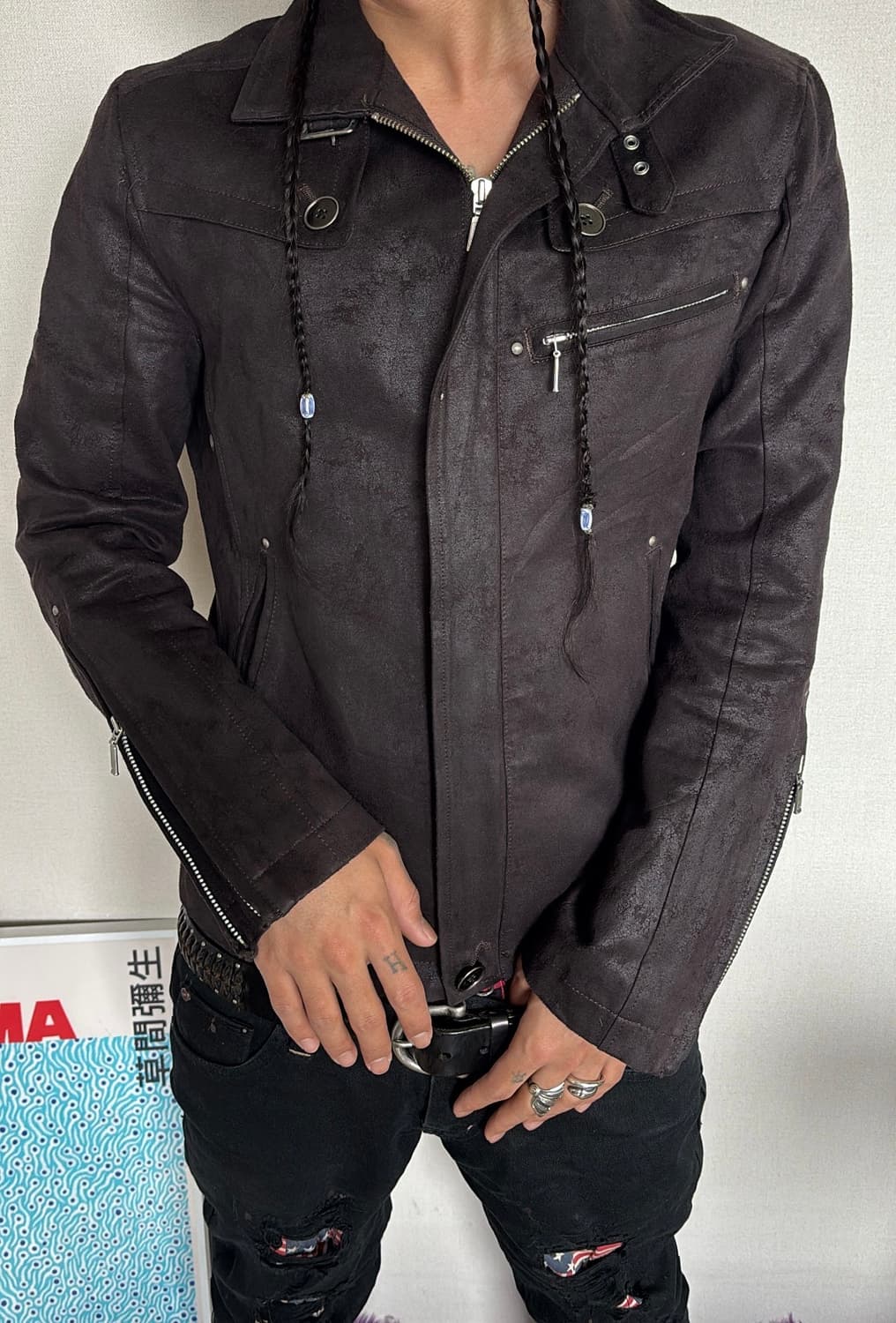 A.S.M Japan Suede Biker Jacket 상품이미지2