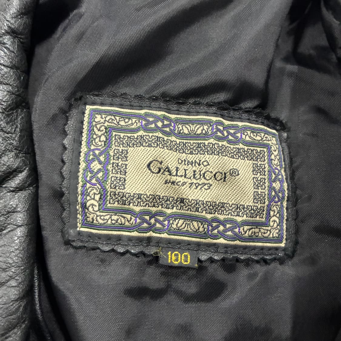 Galecci 가죽 자켓 블랙 L 상품이미지2