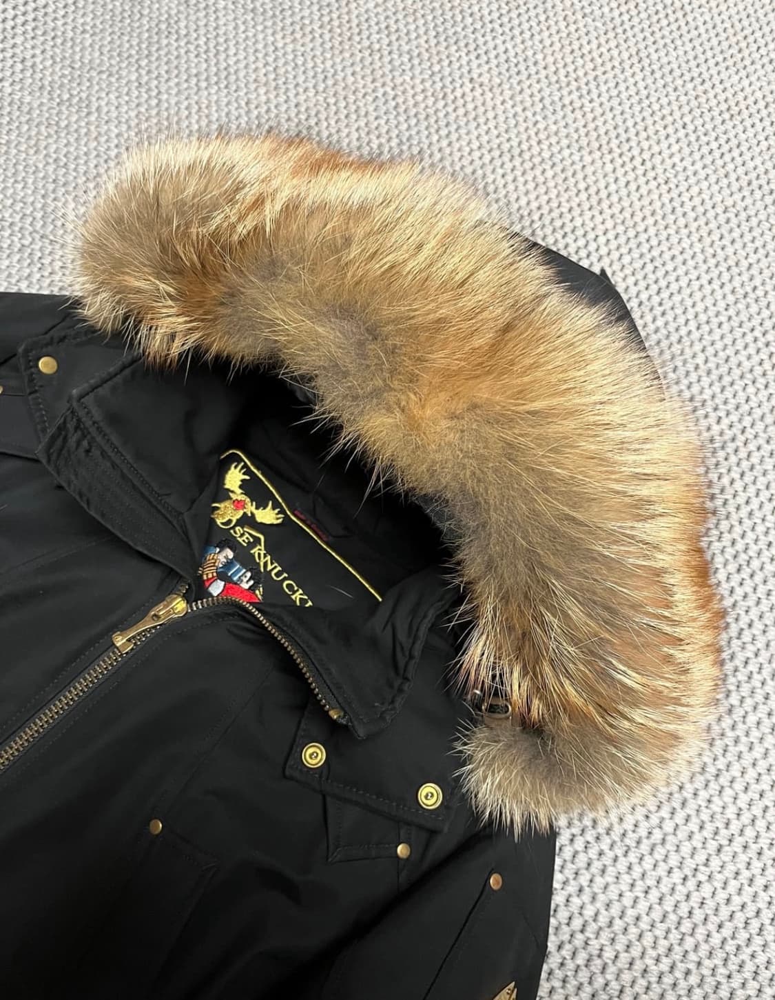 무스너클 발리스틱 봄버 패딩 금장 급처 상품이미지3