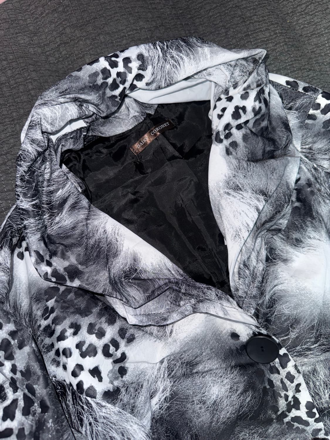 일본 빈티지 호피 코트 자켓 상품이미지2