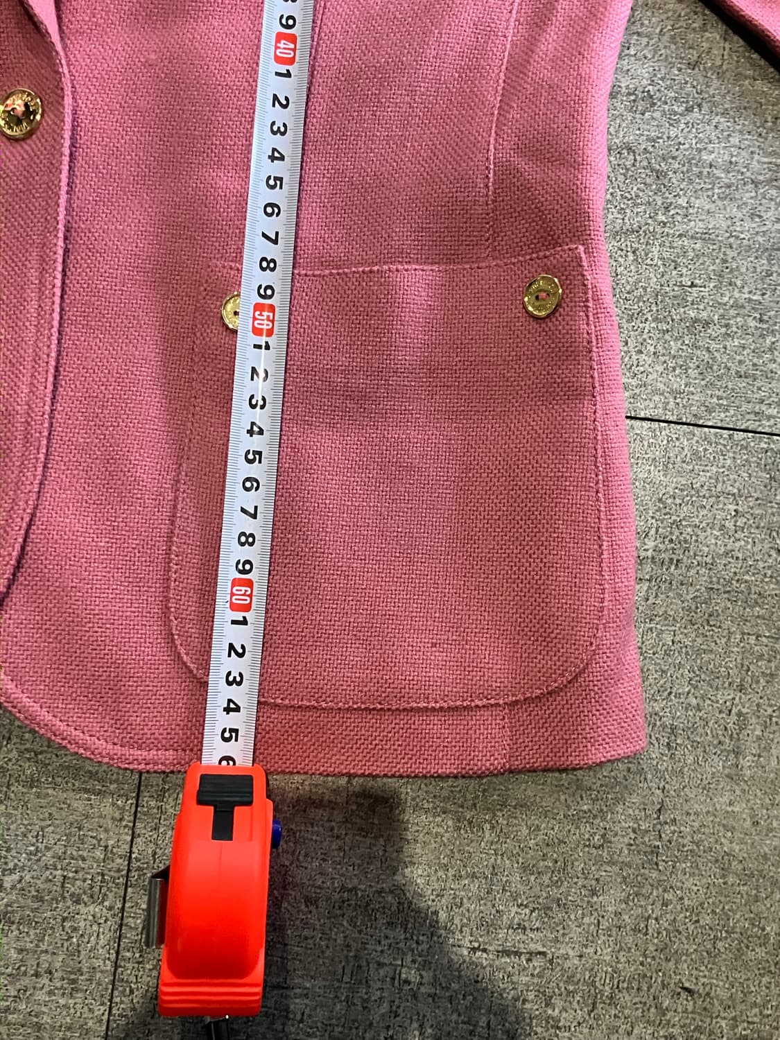 일본빈티지 Missan 하구미모리걸 달천깔페어리 리본블레이저자켓 핑크 상품이미지3