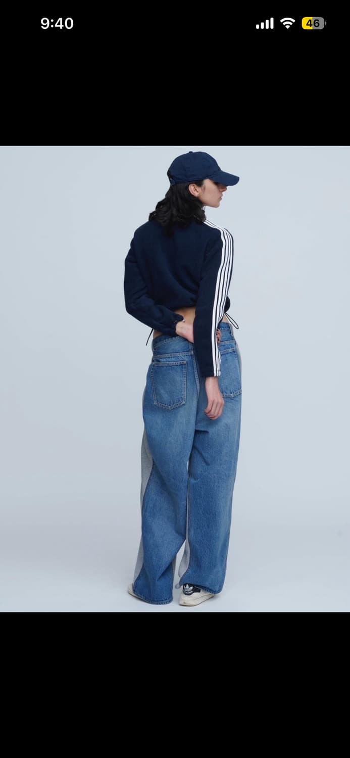 INSCRIRE 스웻데님팬츠 새상품 상품이미지2