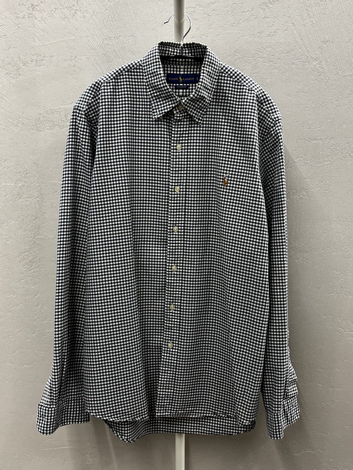 랄프로렌 깅엄 체크 셔츠 L 상품이미지10