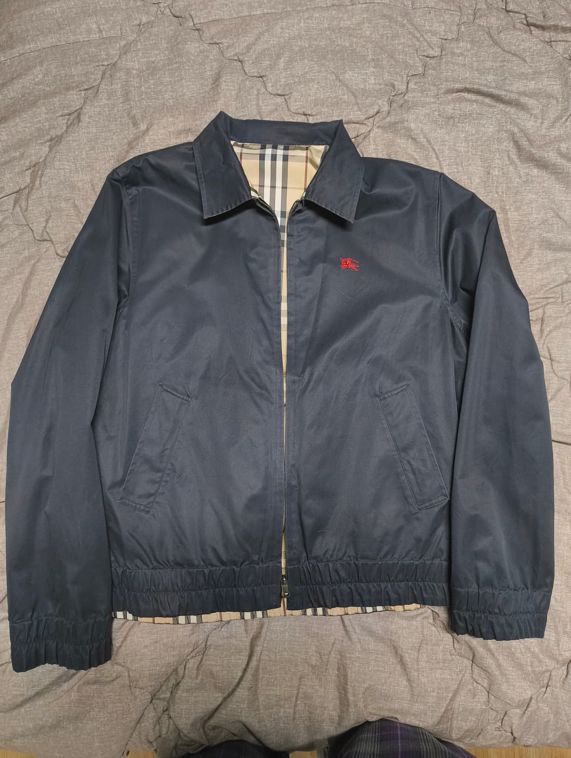 버버리 리버시블 해링턴 자켓 105 상품이미지4