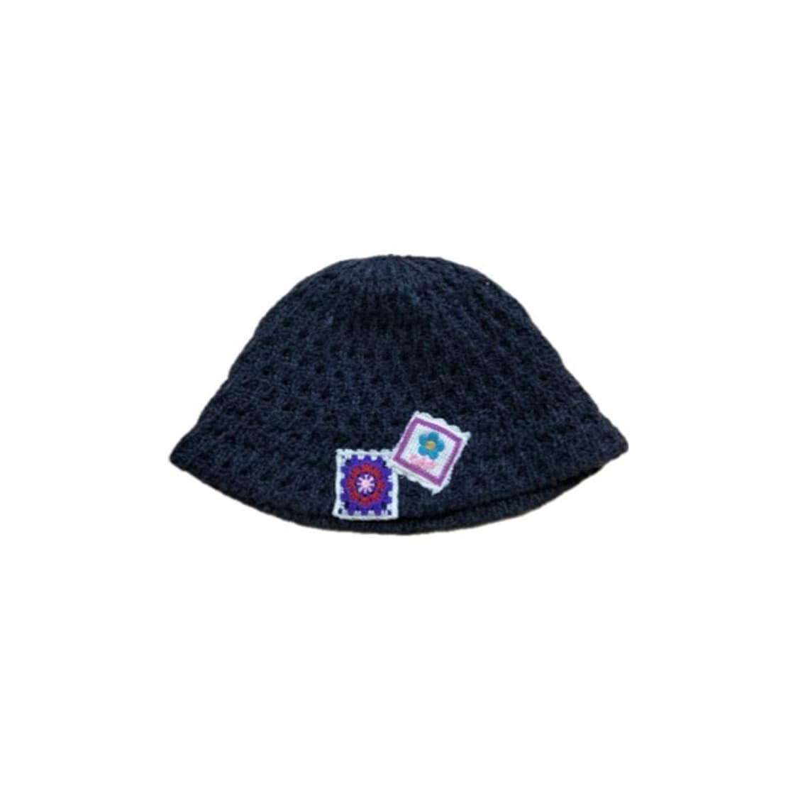 엘케블룸 버킷햇 FLOWER NET CHARCOAL 상품이미지1