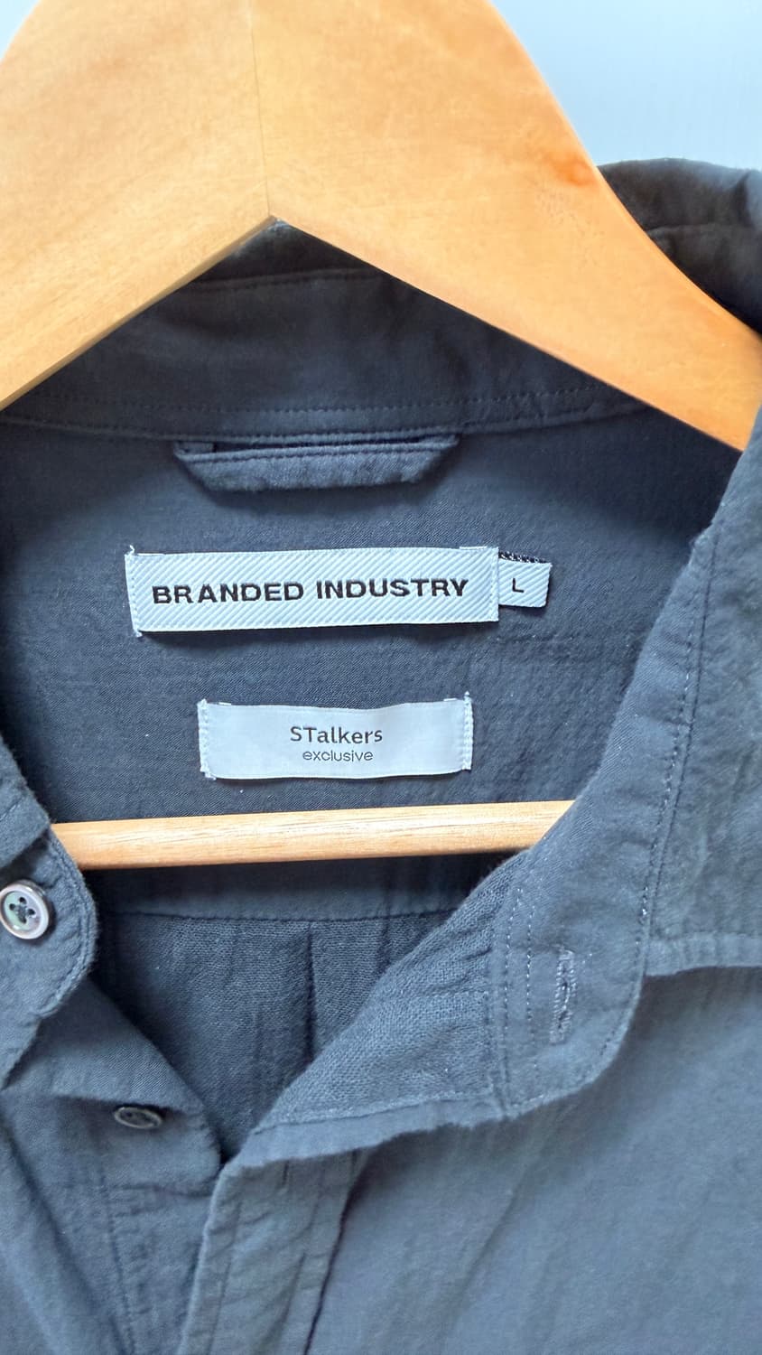 브랜디드 PINTER CROP GAUZE SHIRT [GRAPHITE] 상품이미지4