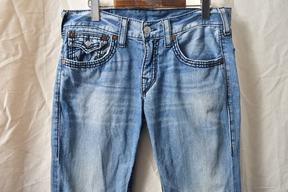 트루릴리전 스트레이트진 청바지 32 M0414 상품이미지8