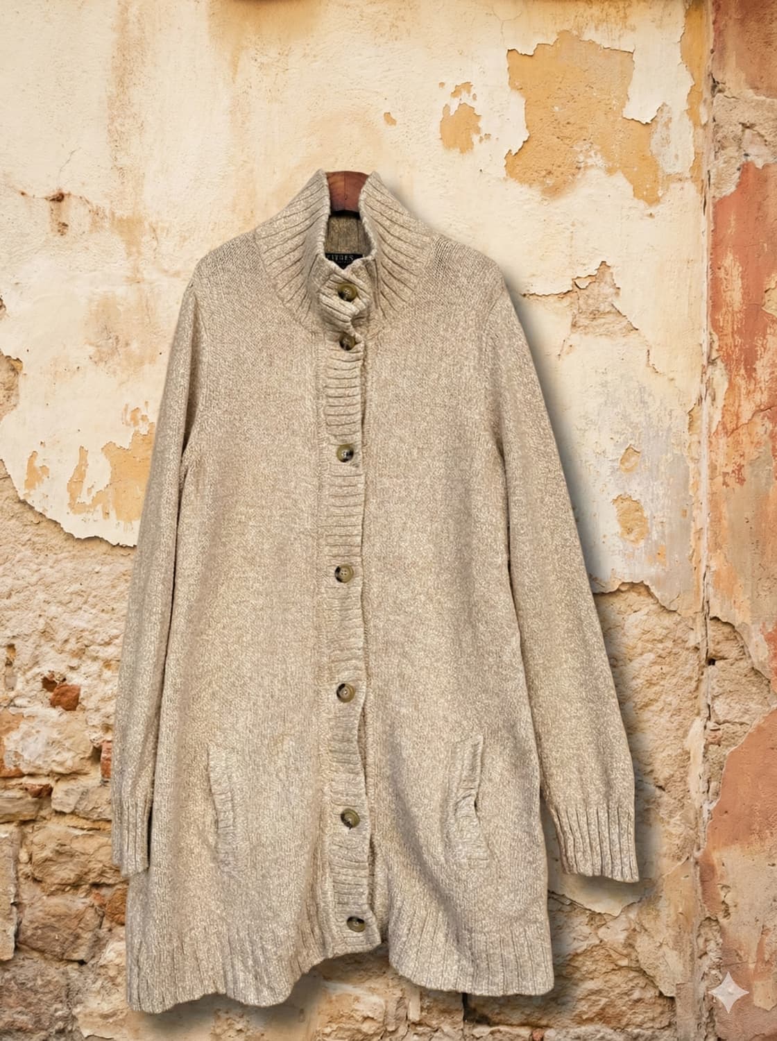 로렌 랄프 로렌 래빗헤어 롱 가디건 상품이미지1