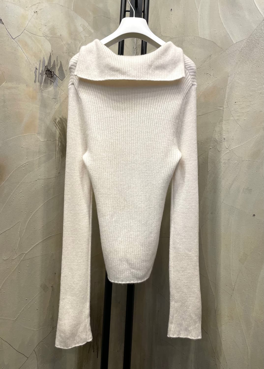 Umer 유메르 세일러 카라 크림 울니트 55~66 상품이미지2