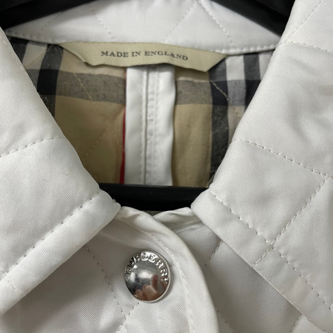 버버리 퀄팅 자켓 아이보리 S(W)  상품이미지8