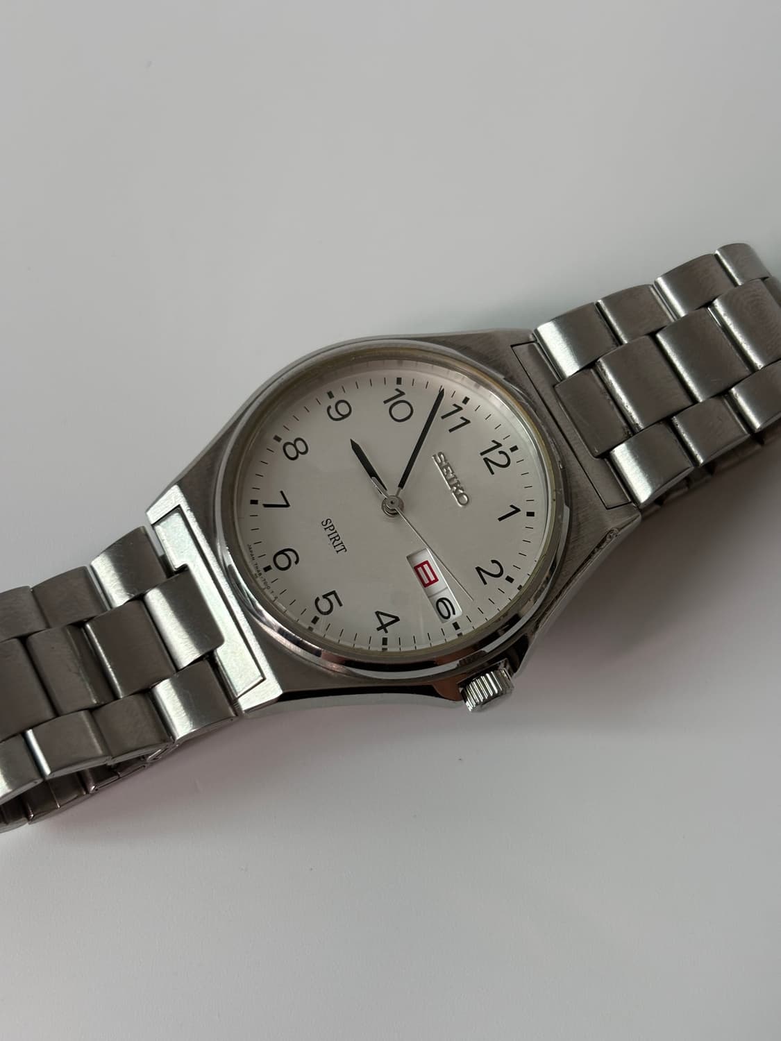 1990s Spirit Arabic Index Silver Quartz 상품이미지4