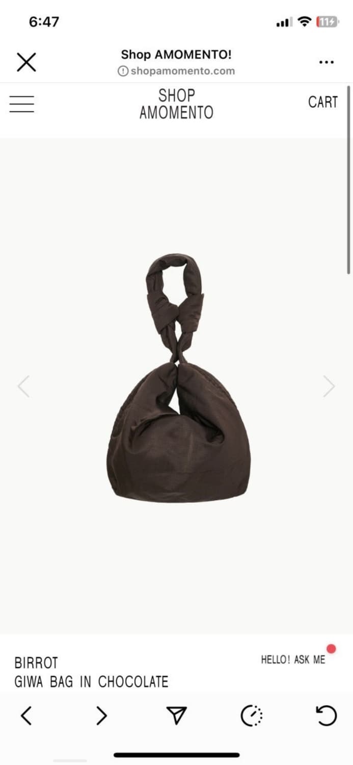 BIRROT 비롯 기와 백 GIWA BAG 아모멘토 비이커 상품이미지2
