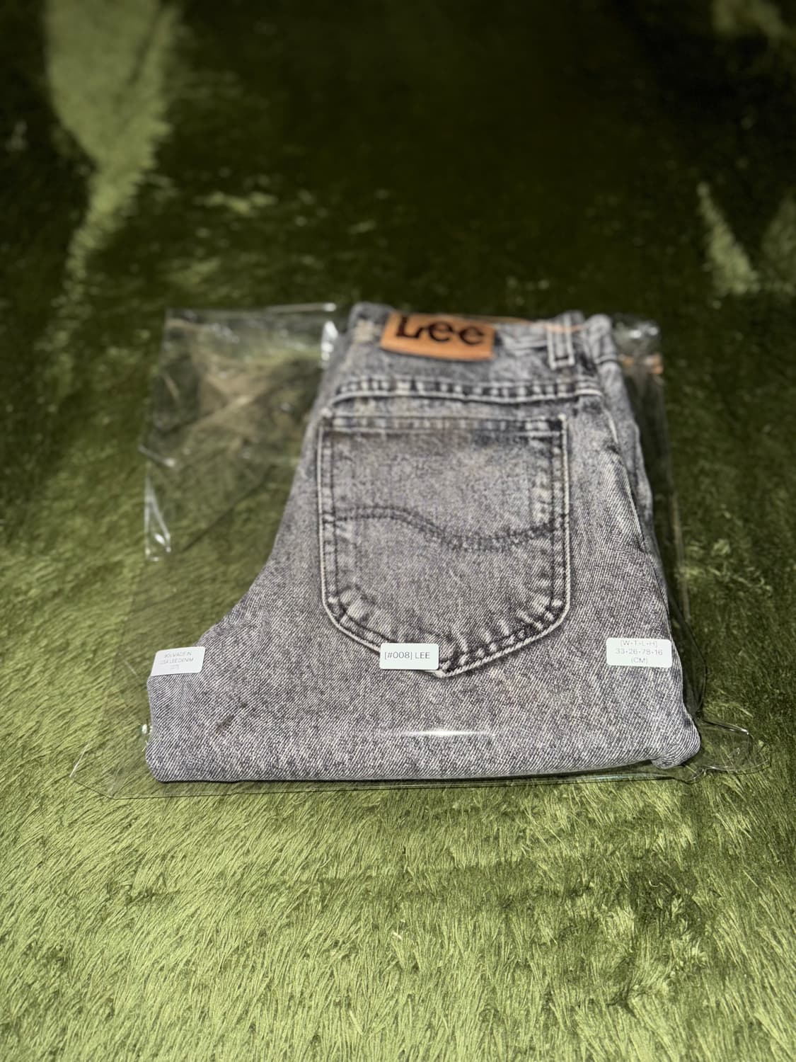 [27] 90s LEE 리 MADE IN USA 스톤 워시 데님 팬츠 상품이미지10